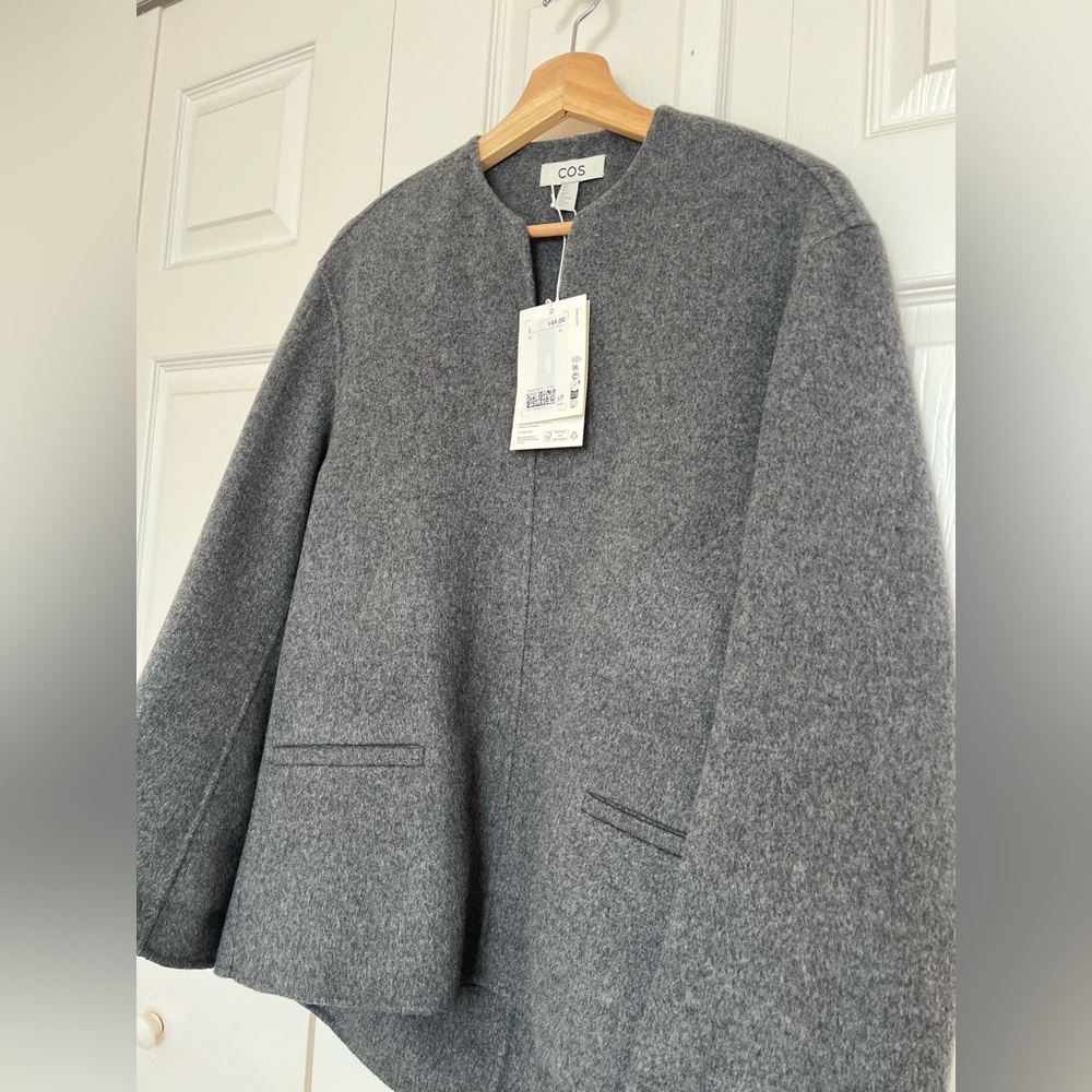Cos double faced wool blouse top - Picture 5 of 7